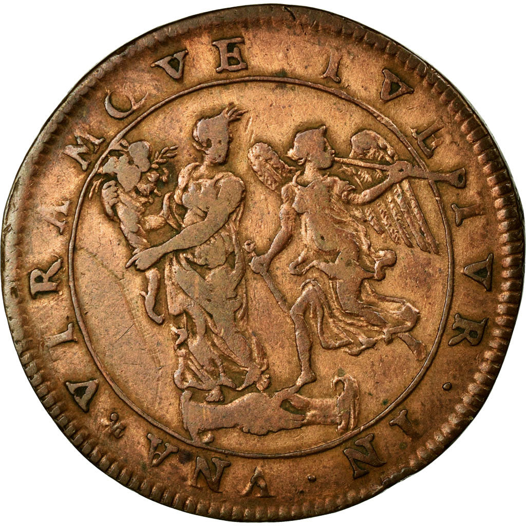 France, Token, Royal, AU(50-53), Copper
