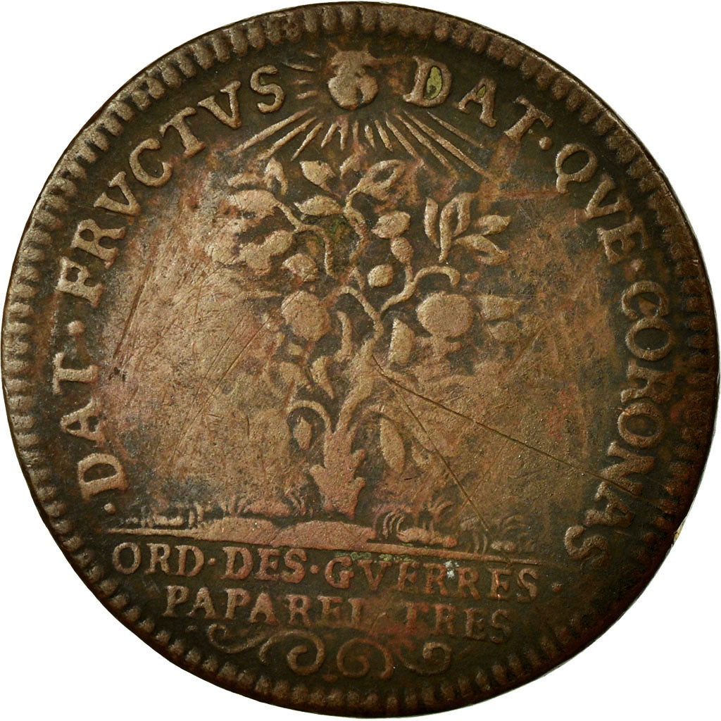 France, Token, Royal, VF(30-35), Copper, Feuardent:913-924