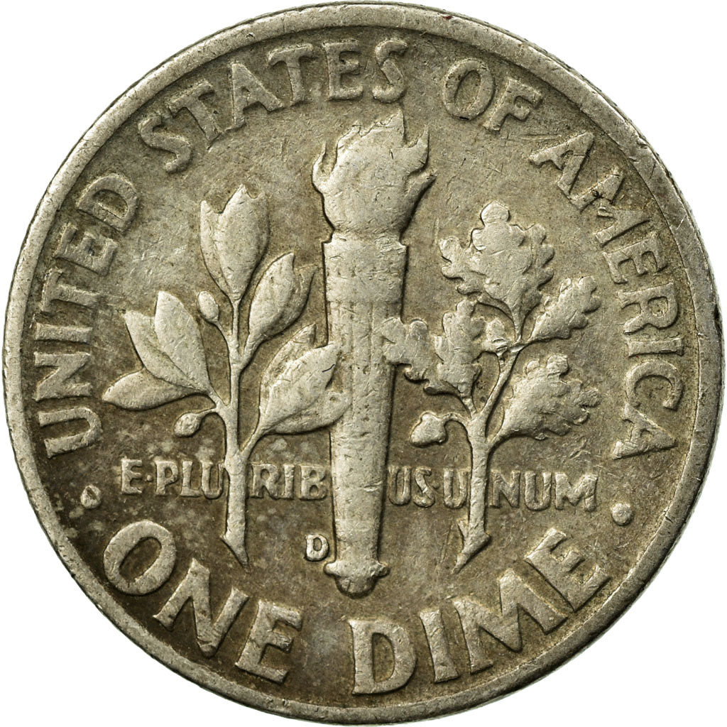 Monnaie, États-Unis, Roosevelt Dime, Dime, 1953, U.S. Mint, Denver, TB+