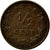 Moneda, Países Bajos, William III, 1/2 Cent, 1884, MBC, Bronce, KM:109.1