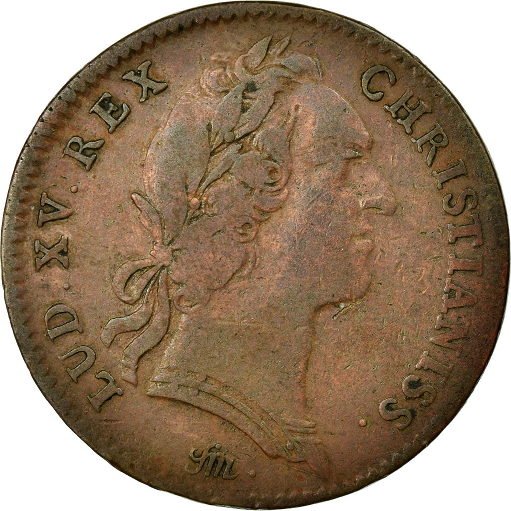 France, Token, Royal, EF(40-45), Copper, Feuardent:2094