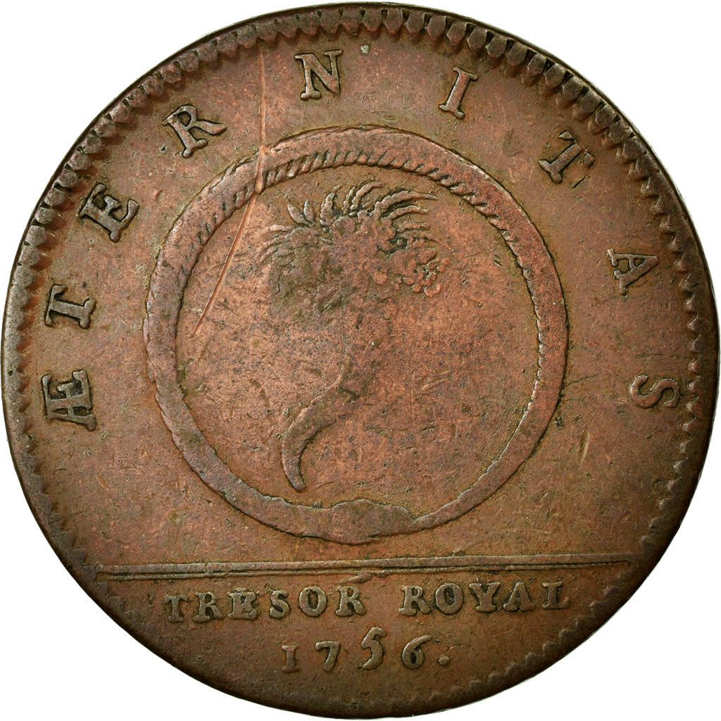 France, Token, Royal, EF(40-45), Copper, Feuardent:2094