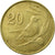 Moneda, Chipre, 20 Cents, 1983, MBC, Níquel - latón, KM:57.1