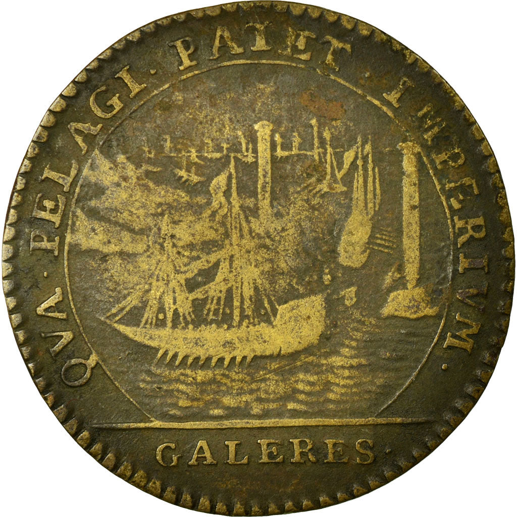 France, Token, Royal, EF(40-45), Copper, Feuardent:1422