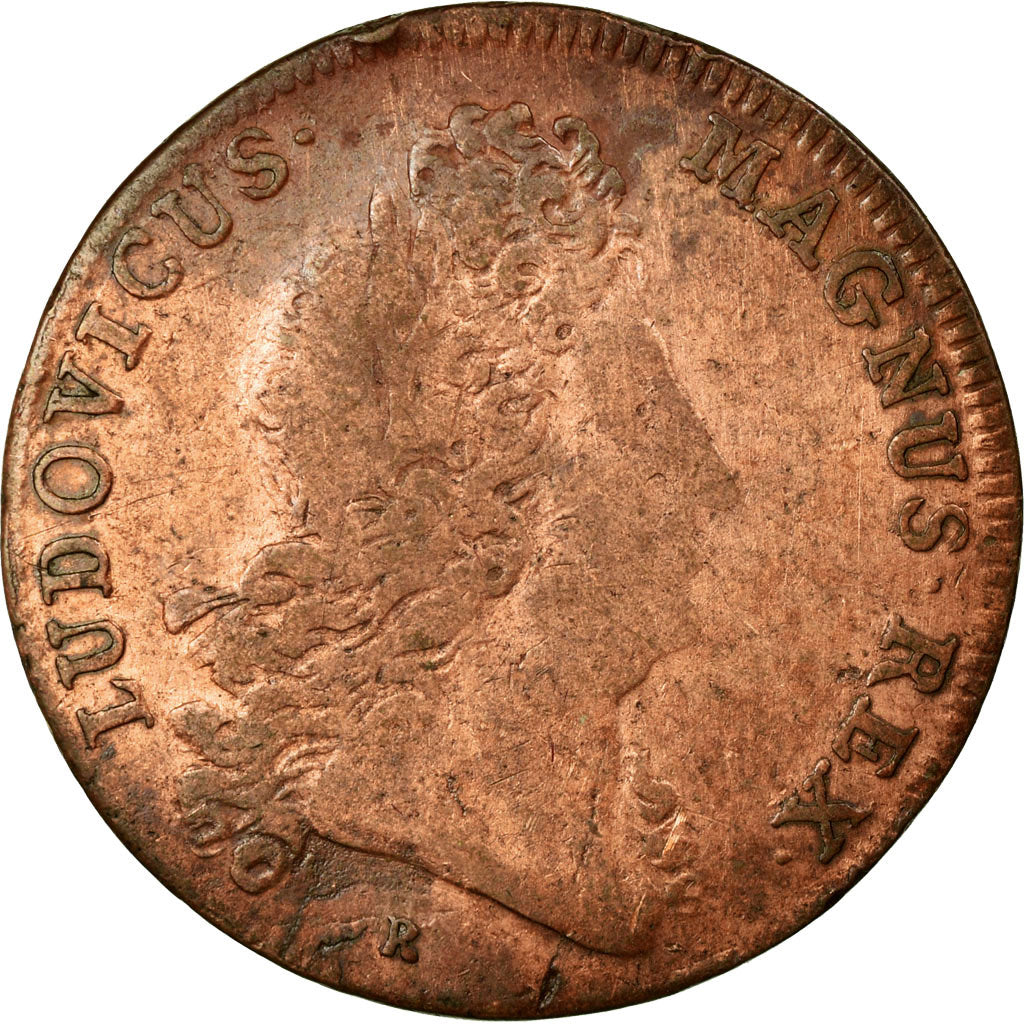 France, Token, Royal, EF(40-45), Copper