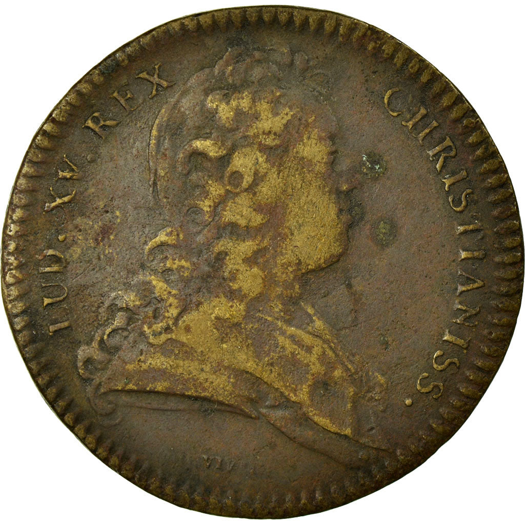 France, Token, Royal, EF(40-45), Copper