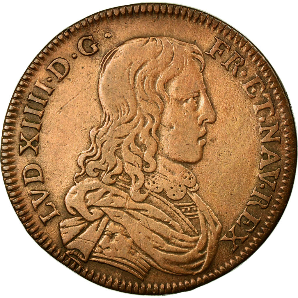 France, Token, Royal, AU(50-53), Copper