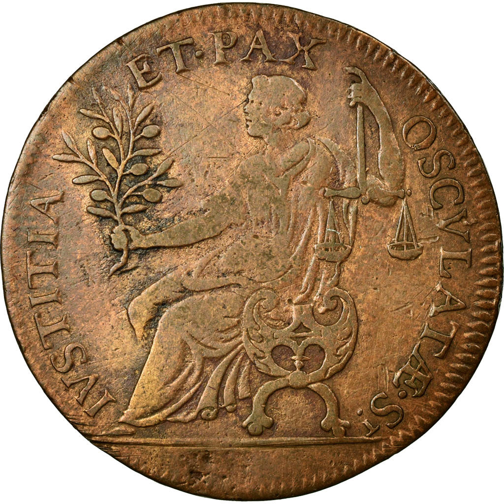 France, Token, Royal, AU(50-53), Copper