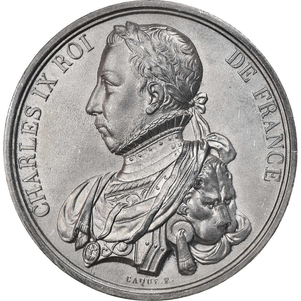 Francia, medalla, Charles IX  , Roi de France, History, Caqué, EBC, Hojalata