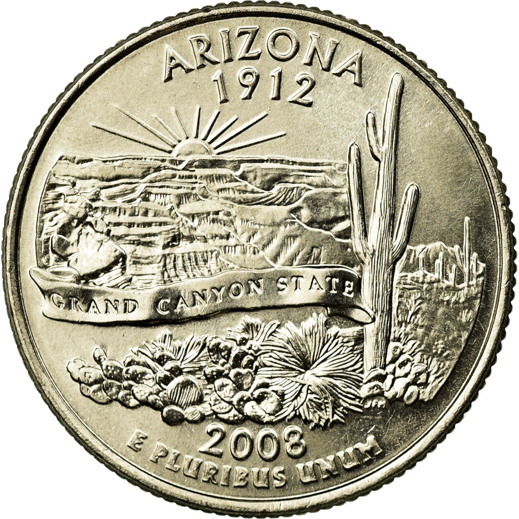 Munten, Verenigde Staten, Quarter, 2008, U.S. Mint, Dahlonega, PR, Copper-Nickel