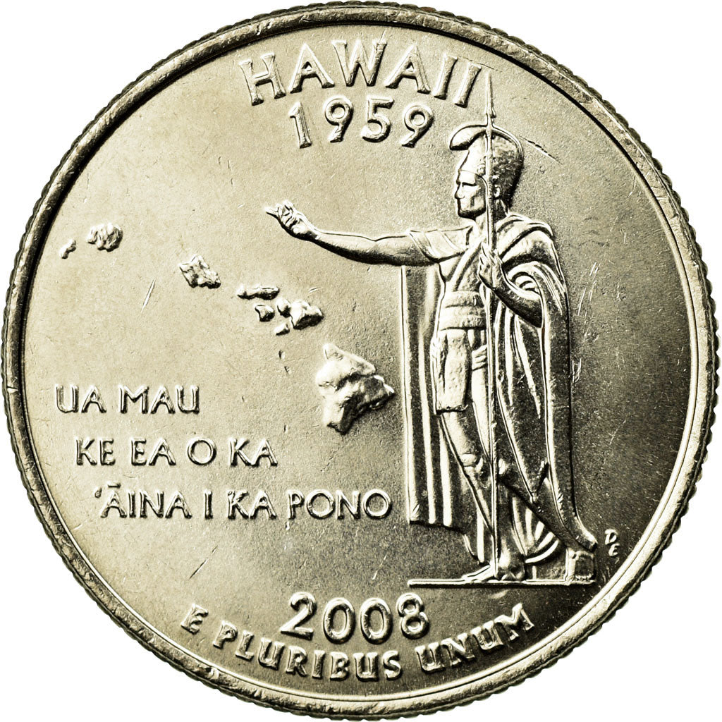 Moneda, Estados Unidos, Quarter, 2008, U.S. Mint, Denver, EBC, Cobre - níquel