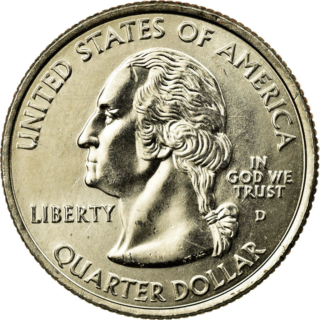 Moneda, Estados Unidos, Quarter, 2008, U.S. Mint, Denver, EBC, Cobre - níquel