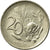Coin, South Africa, 20 Cents, 1965, VF(30-35), Nickel, KM:69.2