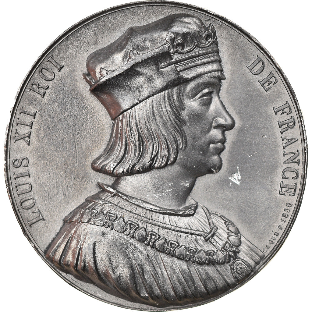 France, Médaille, Les Rois de France, Louis XII, History, Caqué, SUP, Tin