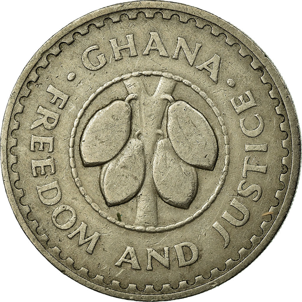 Monnaie, Ghana, 20 Pesewas, 1967, TTB, Copper-nickel, KM:17