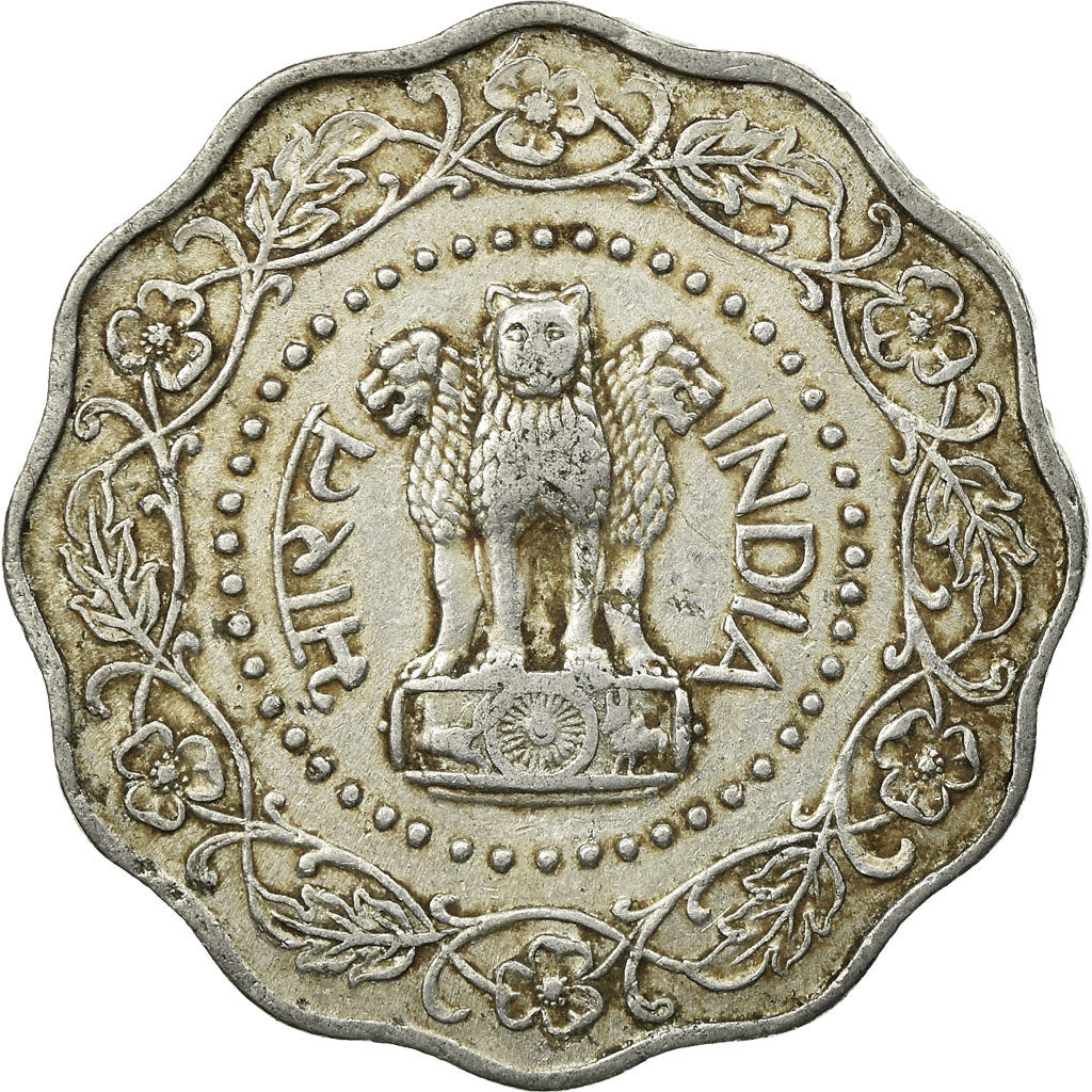 Moneda, INDIA-REPÚBLICA, 10 Paise, 1973, BC+, Aluminio, KM:27.1