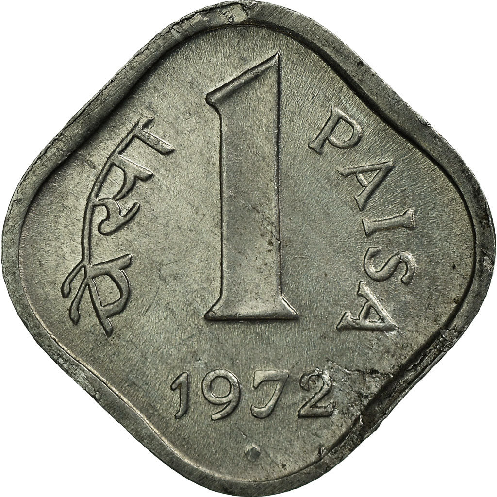 Moneda, INDIA-REPÚBLICA, Paisa, 1972, MBC, Aluminio, KM:10.1