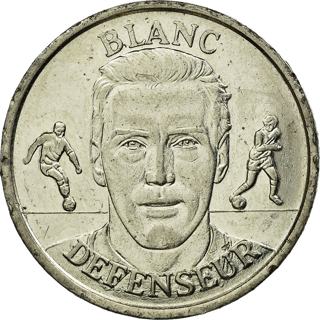 France, Token, Equipe de France de Football, Blanc, défenseur, 1999, EF(40-45)
