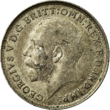 Moeda, Grã-Bretanha, George V, 3 Pence, 1916, EF(40-45), Prata, KM:813