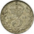 Moneda, Gran Bretaña, George V, 3 Pence, 1916, MBC, Plata, KM:813