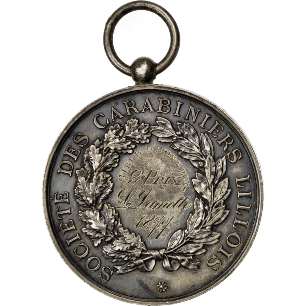 Frankrijk, Medal, French Third Republic, Sports & leisure, PR, Zilver