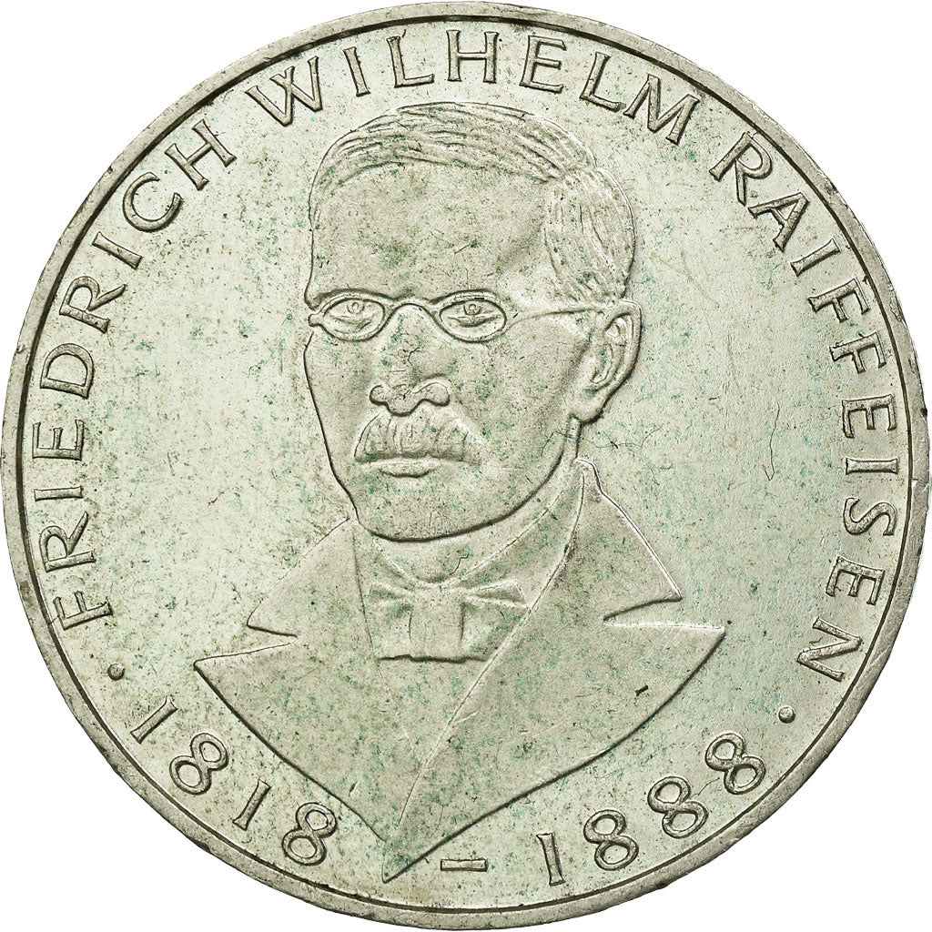 Moneta, Niemcy - RFN, 5 Mark, 1968, Hamburg, Germany, EF(40-45), Srebro, KM:121
