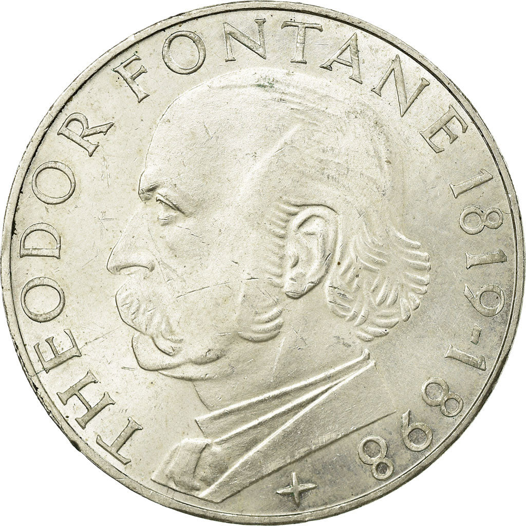 Coin, GERMANY - FEDERAL REPUBLIC, 5 Mark, 1969, Karlsruhe, Germany, EF(40-45)