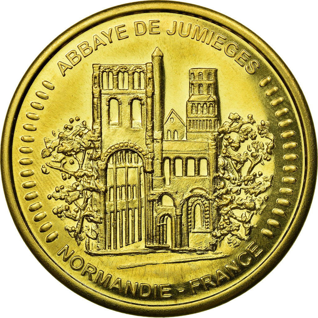 France, Jeton, Normandie - Abbaye de Jumièges, Médaille Souvenir, AU(55-58)