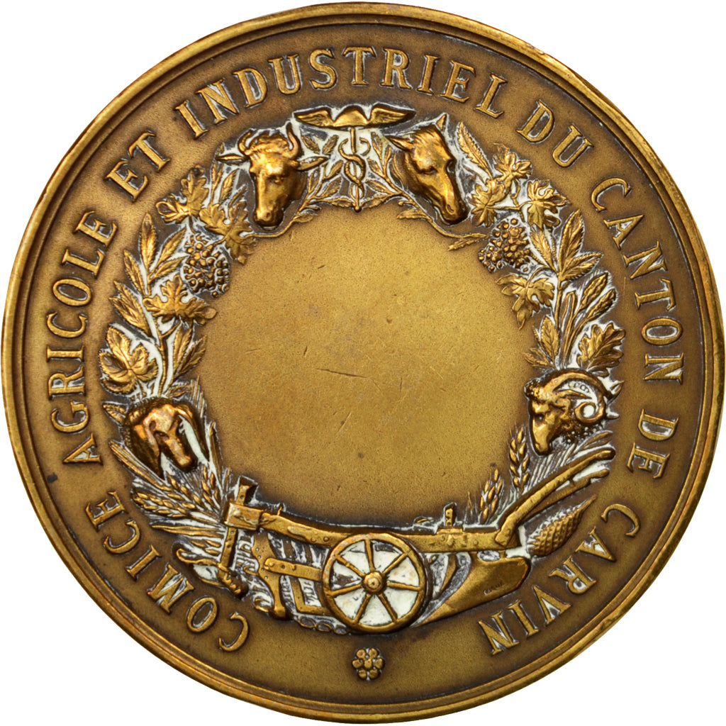 Frankrijk, Medal, French Third Republic, Business & industry, PR, Bronze