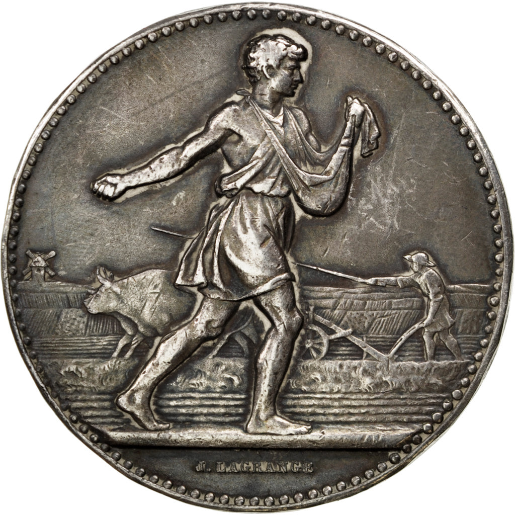 France, Medal, French Third Republic, Business & industry, AU(50-53), Silver