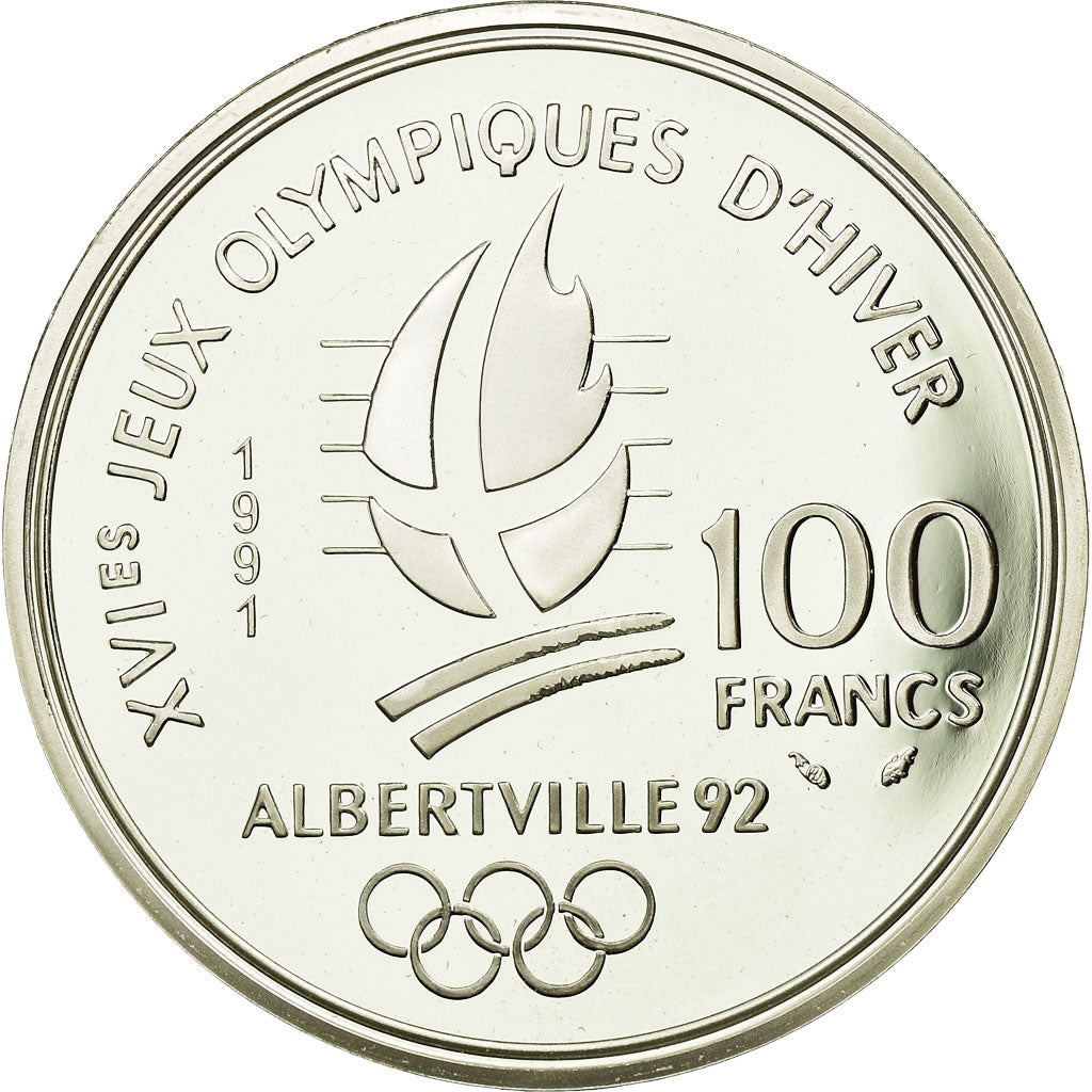 Moneda, Francia, 100 Francs, 1991, FDC, Plata, KM:993, Gadoury:C16
