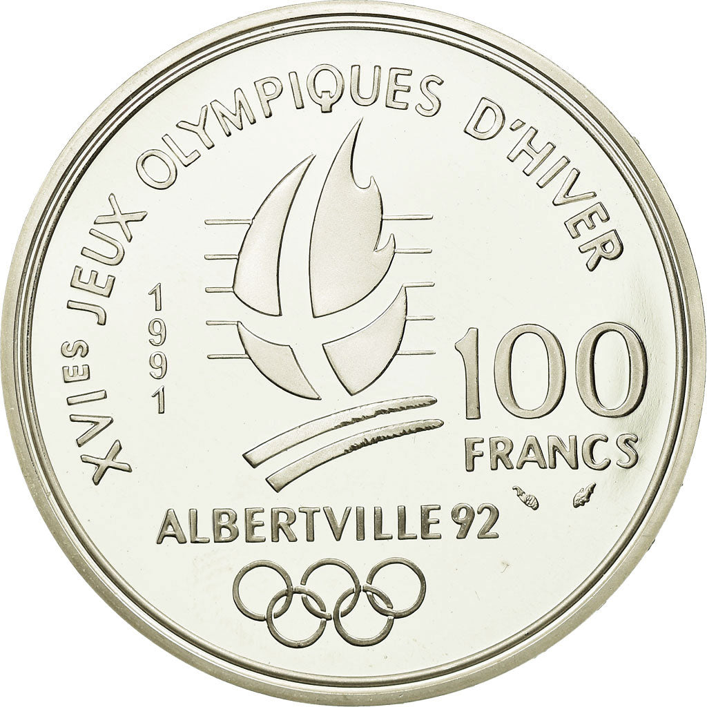 Coin, France, 100 Francs, 1991, MS(65-70), Silver, KM:994, Gadoury:C18