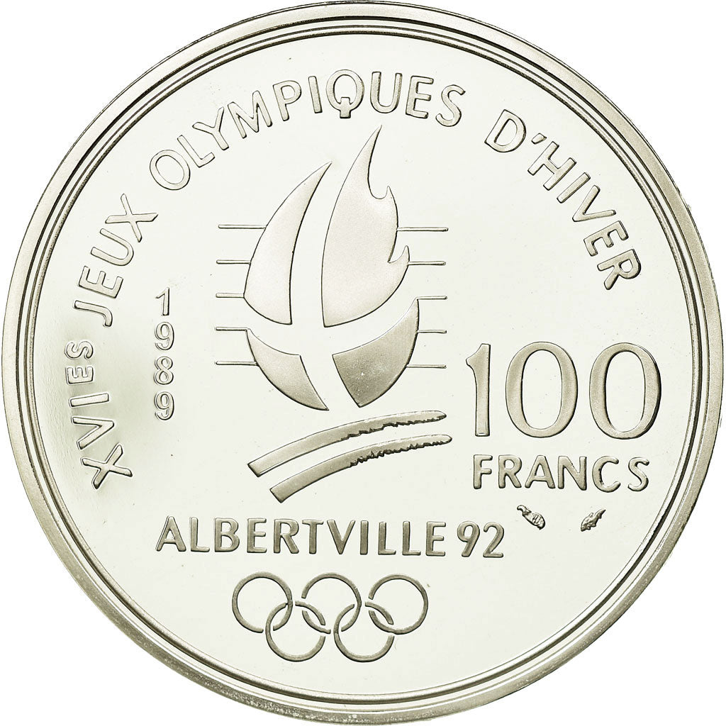 Coin, France, 100 Francs, 1989, MS(65-70), Silver, KM:971, Gadoury:C1