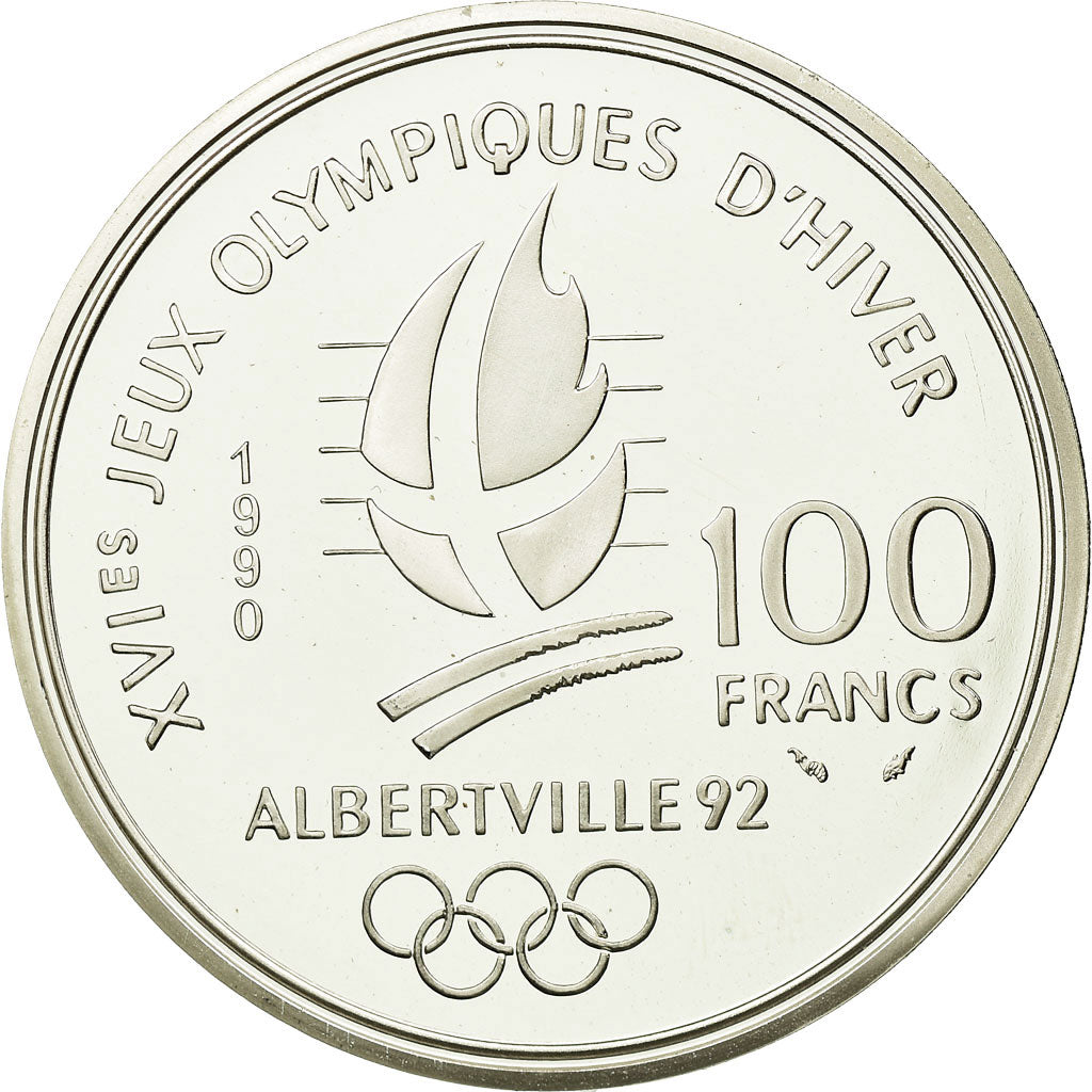 Monnaie, France, 100 Francs, 1990, FDC, Argent, Gadoury:C13, KM:984