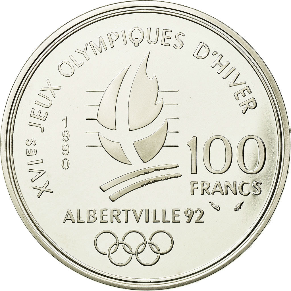 Monnaie, France, 100 Francs, 1990, FDC, Argent, Gadoury:C7, KM:980