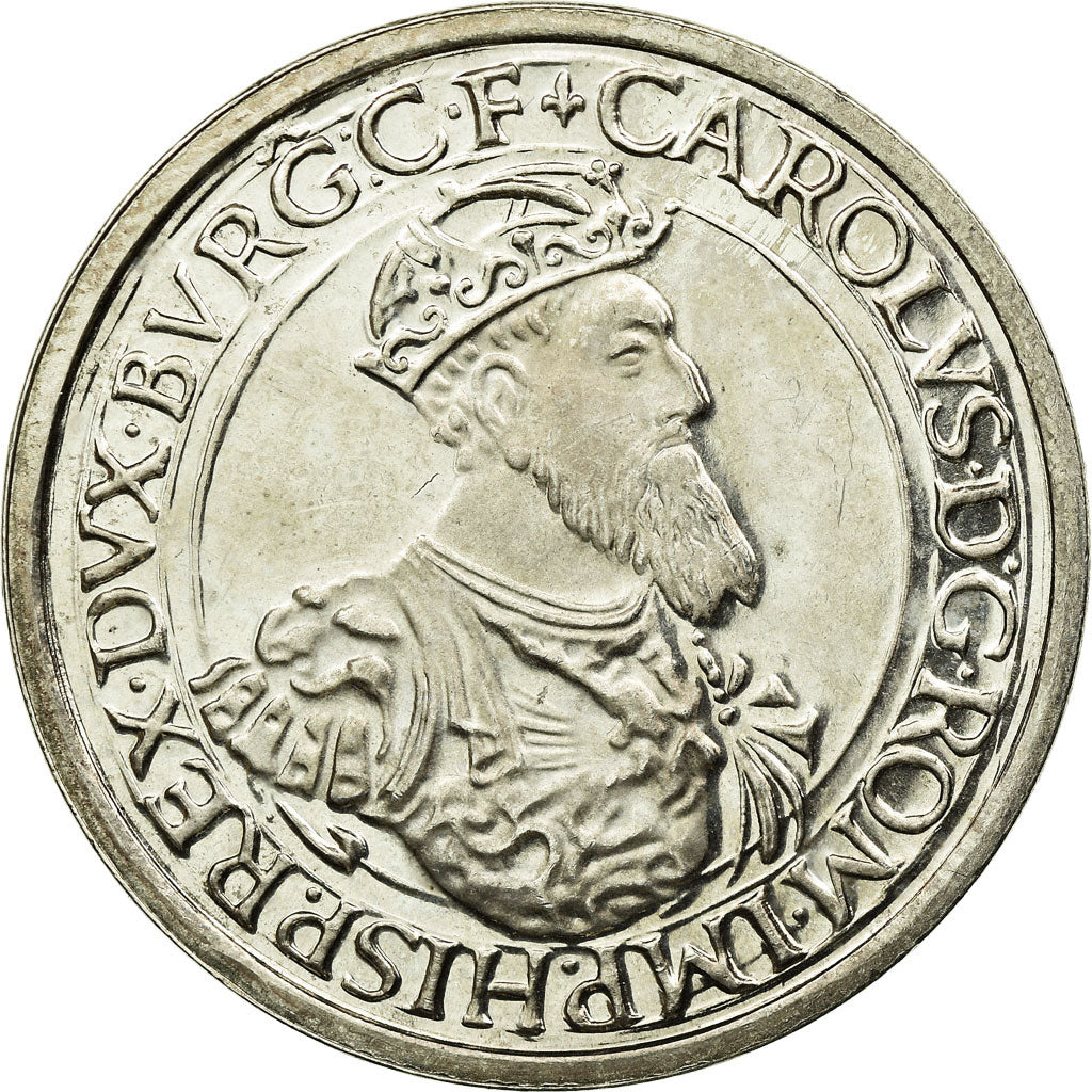 Monnaie, Belgique, 5 Ecu, 1987, TTB, Argent, KM:166