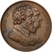 Francja, Medal, Ludwik XVIII, Historia, Gayrard, AU(50-53), Miedź