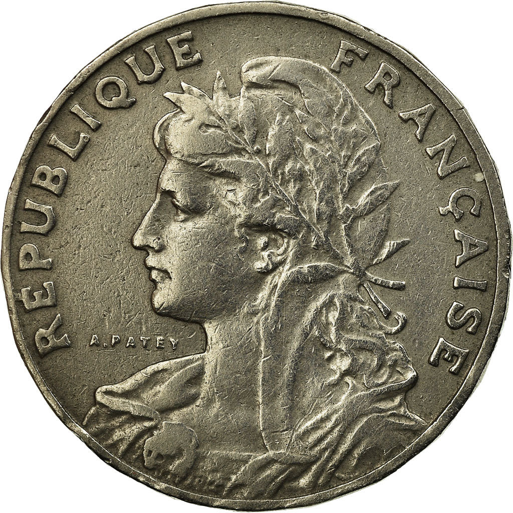 Münze, Frankreich, Patey, 25 Centimes, 1905, SS, Nickel, KM:856, Gadoury:364