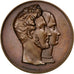 Francia, Medal, Louis Philippe I, Politics, Society, War, Montagny, EBC+, Bronce