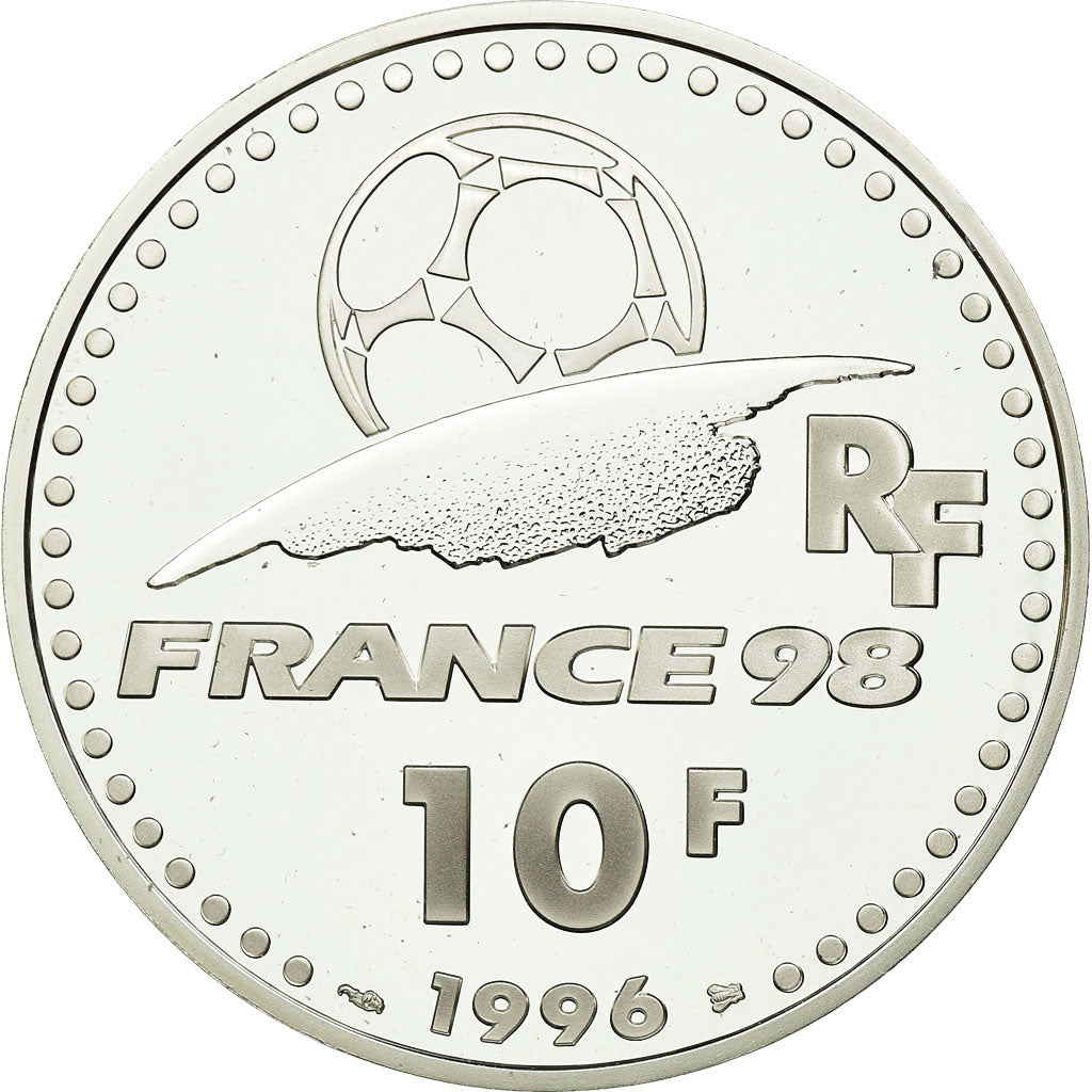 Moneda, Francia, 10 Francs, 1996, Paris, FDC, Plata, KM:1166, Gadoury:C168