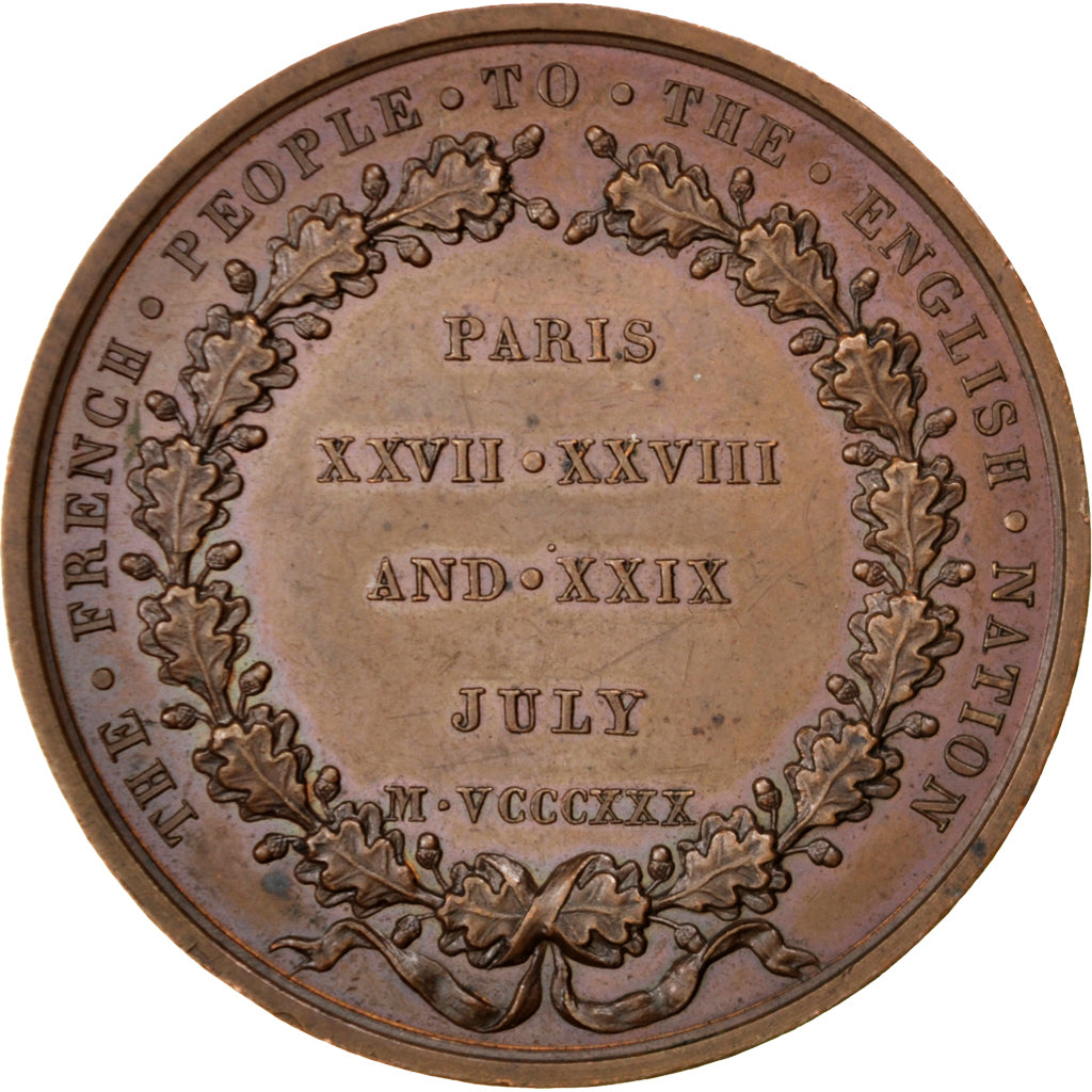FRANCE, Politics, Society, War, Louis Philippe I, Medal, AU(55-58), Caqué, B...