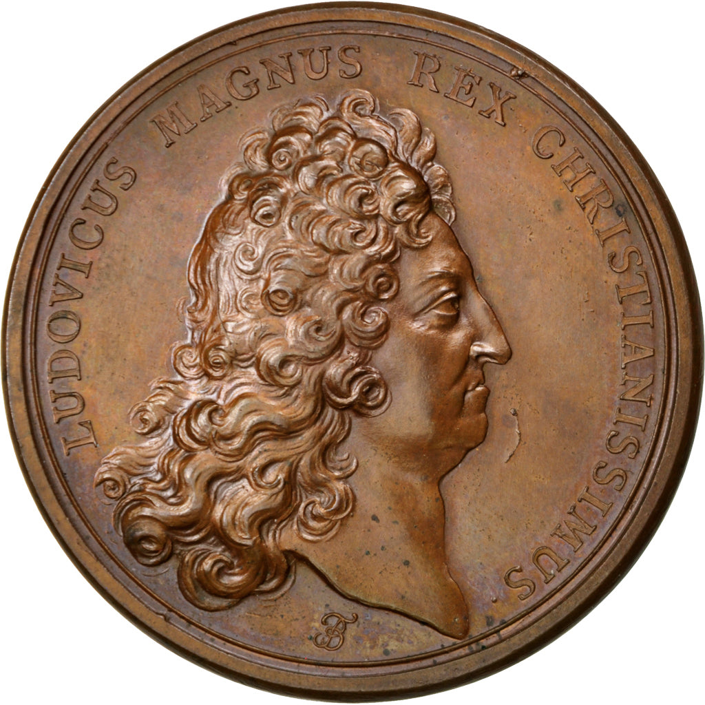 Frankrijk, Medal, Louis XIV, Politics, Society, War, PR, Bronze, Divo:313