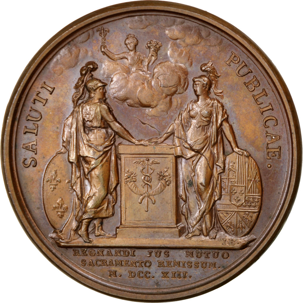 Frankrijk, Medal, Louis XIV, Politics, Society, War, PR, Bronze, Divo:313