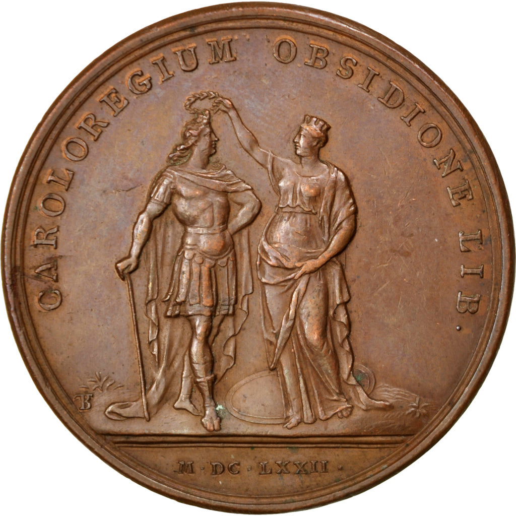 Frankrijk, Medal, Louis XIV, Politics, Society, War, Mauger, ZF+, Bronze