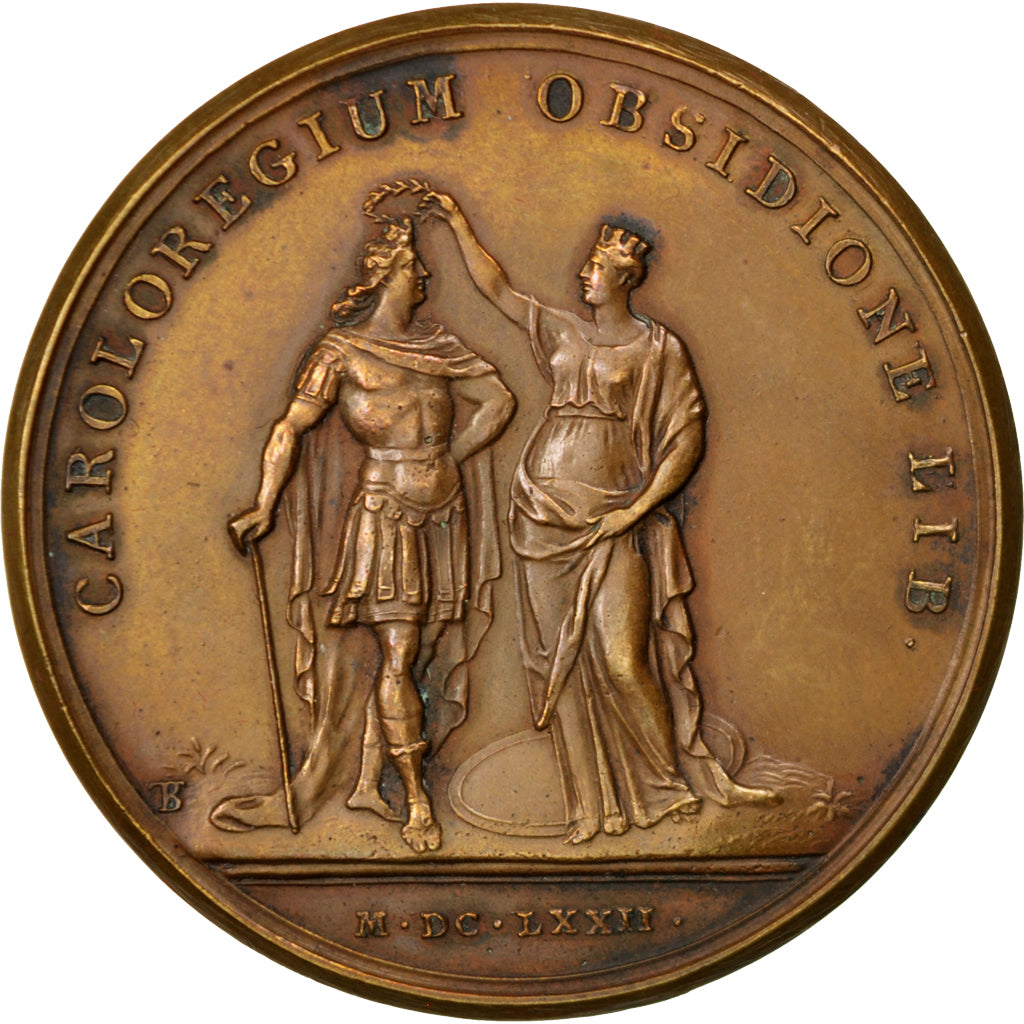 Frankrijk, Medal, Louis XIV, Politics, Society, War, Mauger, ZF+, Bronze