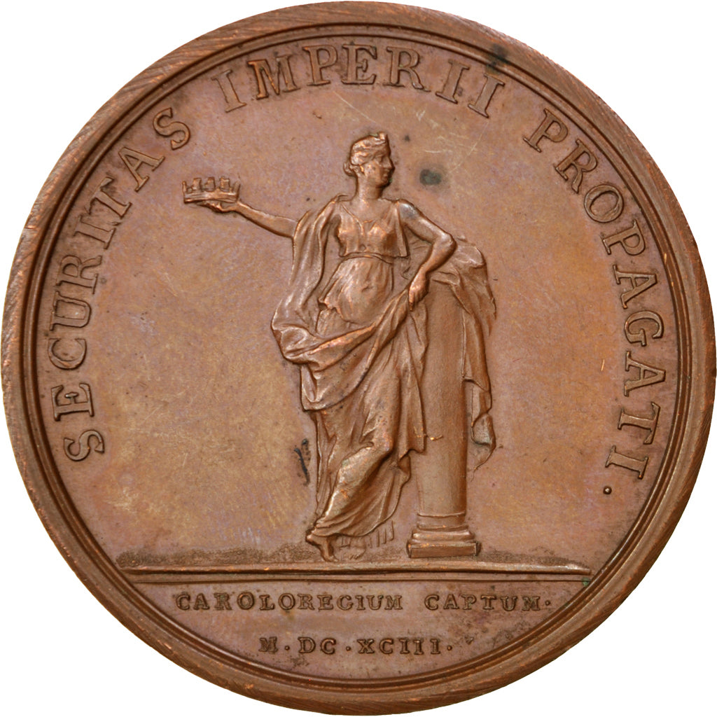 Frankrijk, Medal, Louis XIV, Politics, Society, War, Mauger, ZF+, Bronze