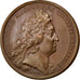 France, Medal, Louis XIV, Politics, Society, War, Mauger, TTB+, Bronze, Divo:251