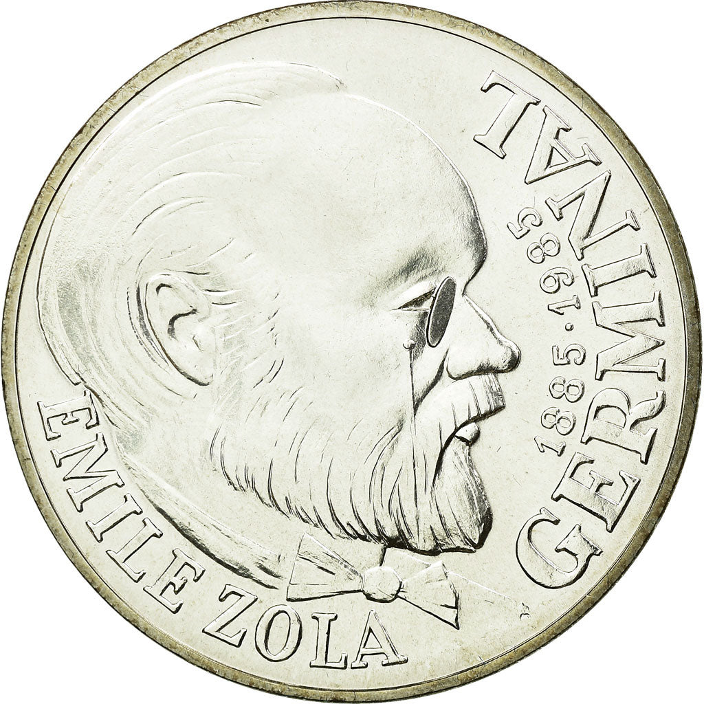 Moneda, Francia, Germinal, 100 Francs, 1985, FDC, Plata, KM:957, Gadoury:900