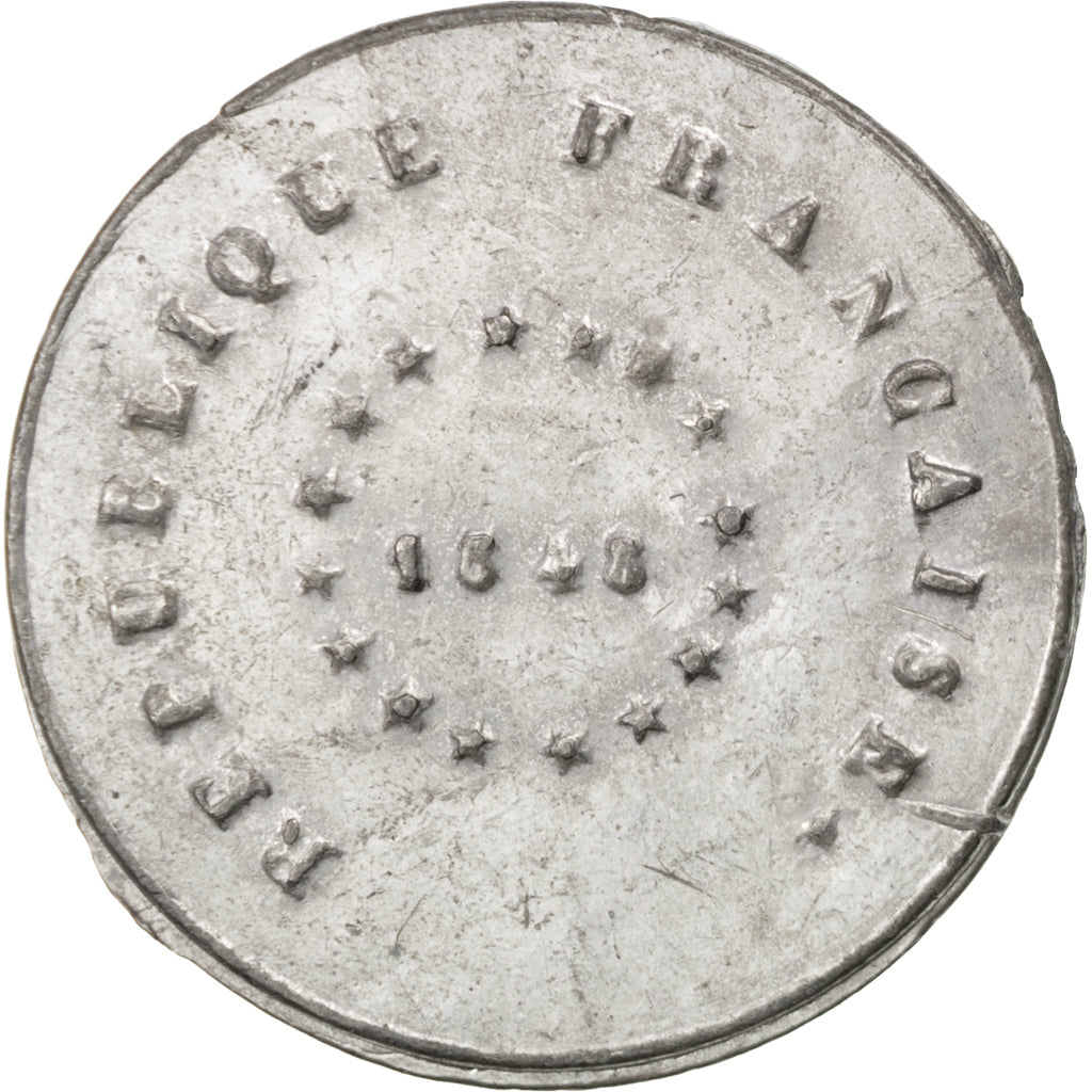 France, Medal, French Second Republic, Politics, Society, War, AU(55-58), Tin