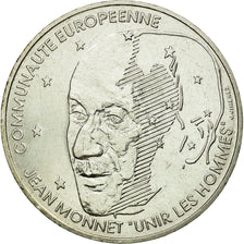 Coin, France, Jean Monnet, 100 Francs, 1992, AU(55-58), Silver, KM:1120